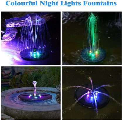 LED Solar Water Fountain