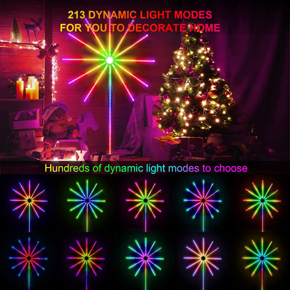 LED Fireworks Lights 24 Magic Color