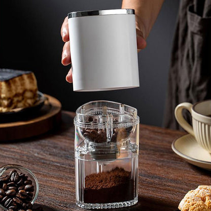 Portable Transparent Electric Coffee Grinder