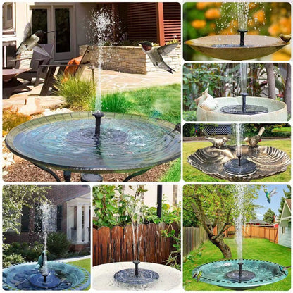 LED Solar Water Fountain