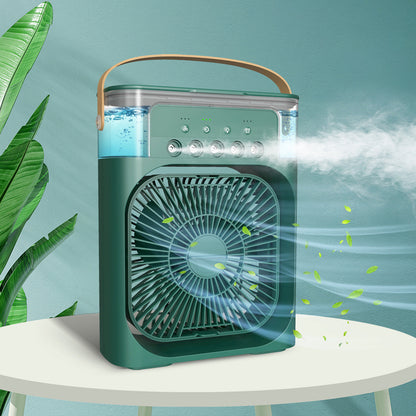 Desktop Electric Fan with Mini Humidifier