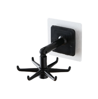 360 Degrees Rotating Self-Adhesive Hooks