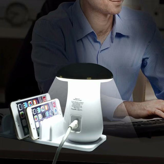 Multi-Port Fast charger 3.0 with Mushroom Lamp