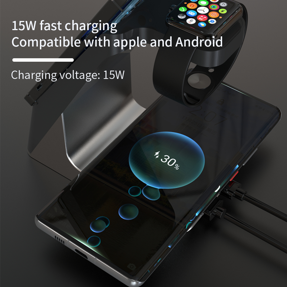 6-In-1 Multi-Function Wireless Charger