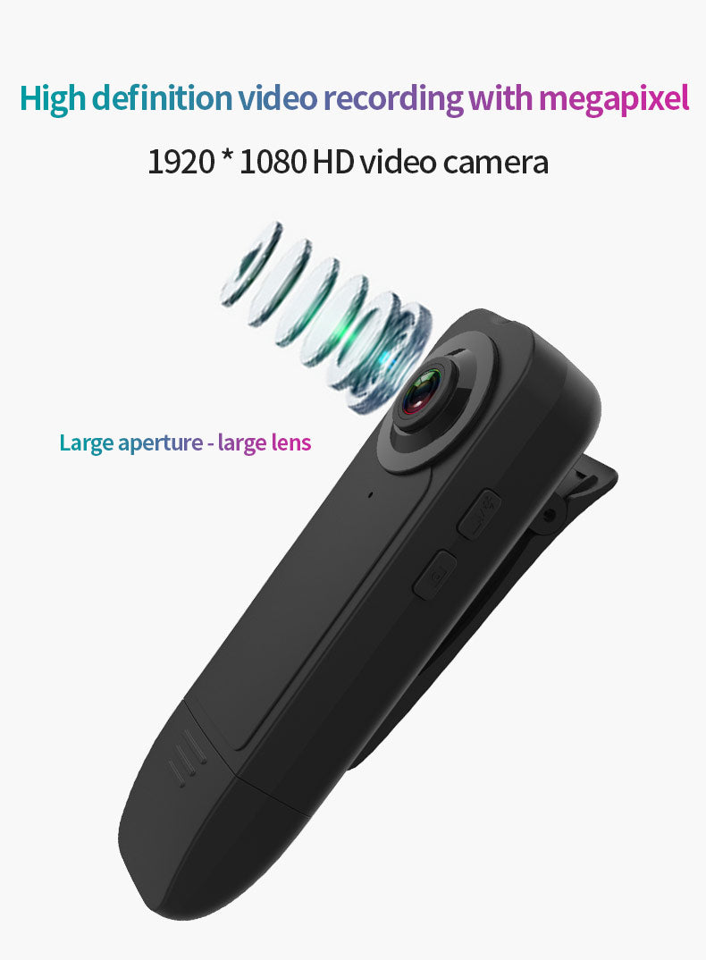 Portable Back Clip HD Camera Recorder