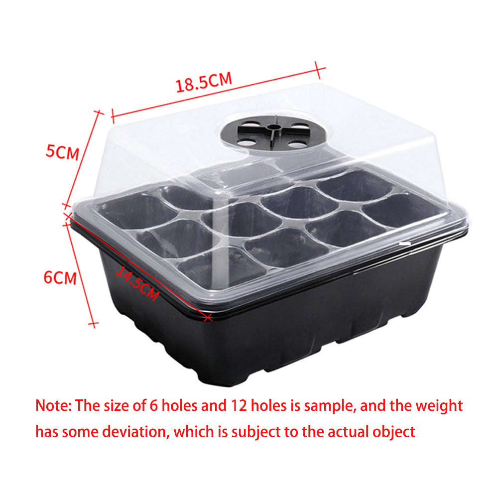 New 6/12 Hole Breathable Light Seedling Box